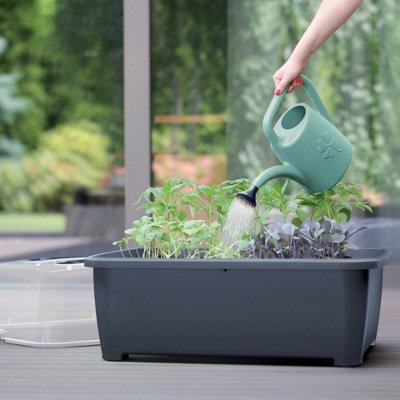 B&Q -  Urbnliving 82Cm Height Large Planter Seed Growing Greenhouse Indoor Planting Set Box Plant Herb