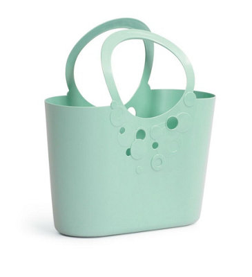 Urbn-Living Urbnliving 26Cm Height Flexible Plastic Handbag Shaped Hanging Plant Flower Planting Planter Grow Bag Sage from B&Q