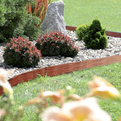 Urbn-Living OrangeSet Of 5Plastic Garden Border from B&Q