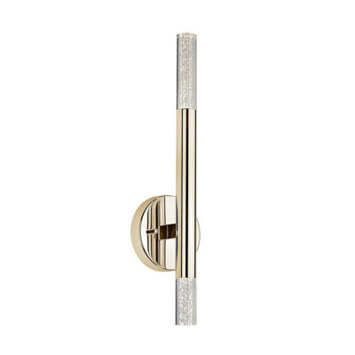 Luminosa Lighting Luminosa One Up Down Integrated Led Wall LampFrench Gold3000K900Lm