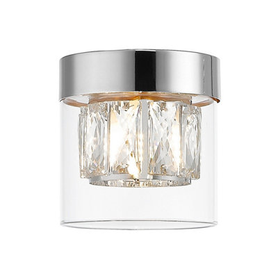 Luminosa Lighting Luminosa Gem Surface Mounted DownlightChrome1X G9 from B&Q