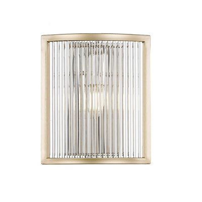 Luminosa Lighting Luminosa Sergio Flush Wall LampGold1X E14 from B&Q