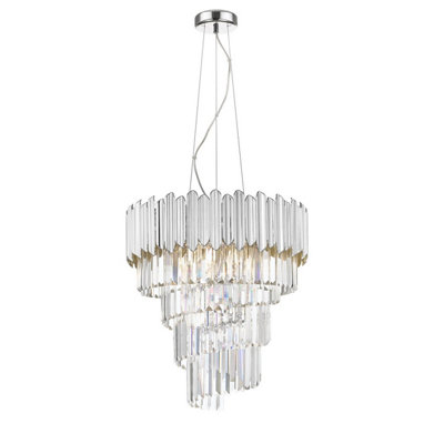 B&Q -  Luminosa Gladius Pendant Ceiling LightChrome6X E27