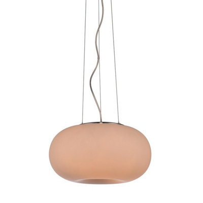 Luminosa Lighting Luminosa Inez Globe Pendant Ceiling LightWhite2X E27 from B&Q