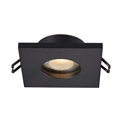 B&Q -  Luminosa Chipo Recessed DownlightBlack1X Gu10