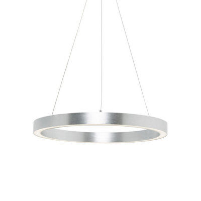 Luminosa Lighting Luminosa Carlo Integrated Led Pendant Ceiling LightSilver4000K2500Lm from B&Q