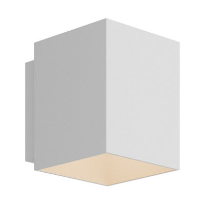 B&Q -  Luminosa Sola Square Up & Down Wall LampWhite1X G9