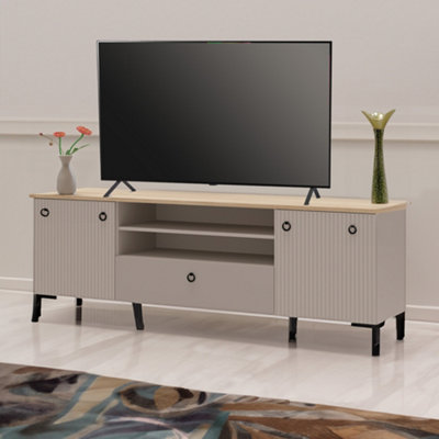 Heze Furniture Bella Modern Loft Style 2 Door Tv Unit from B&Q
