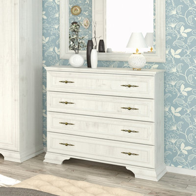 Heze Furniture Irys Chest Of Drawers 4 TierAnderson Pine from B&Q