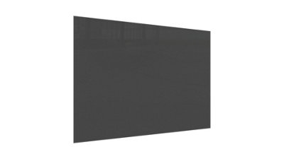 Allboards 100X80Cm Dark Grey Magnetic Glass BoardFrameless Glass BoardTempered Glass Suitable For Neodymium Magnets from B&Q