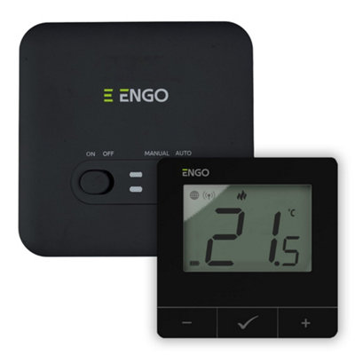 Engo E20I-B Wireless Programmable Smart Thermostat Wifi App Alexa Control - Black