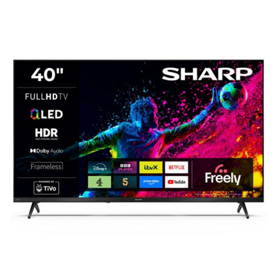 Sharp 40He3245K 40 Inch Full Hd Tivo Smart Qled Tv Frameless