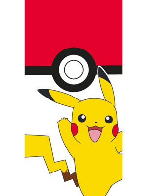 Pokemon Pikachu Poke Ball Towel
