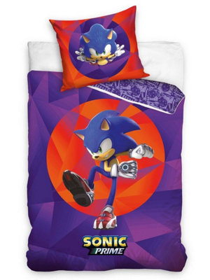 Sonic The Hedgehog Prime Single Duvet And Pillowcase Set from B&Q