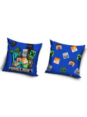 Minecraft Battle Filled Cushion from B&Q