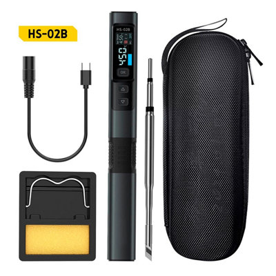 Fnirsi Intelligent Soldering Iron Hs-02B Set from B&Q