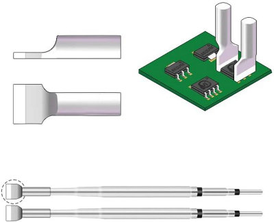 Sequre Ht140 Hot Tweezers Cartridge Tips Desoldering Tips Ht140-5.0Fs Tip (2Pc) from B&Q