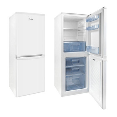 Amica Fk1964White Freestanding 50/50 Small Fridge FreezerF Energy from B&Q