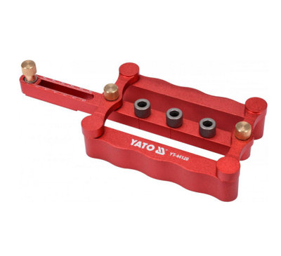 Yato Yt-44120 Dowelling Template Jig Metric Dowel Drill Holes Kit 6810mm from B&Q