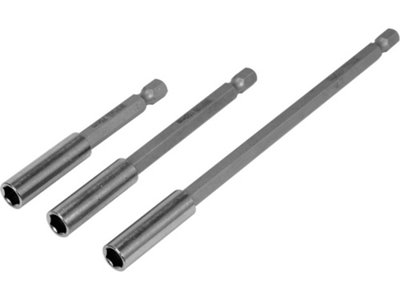 Yato Yt-04699Magnetic Bit Holders Set 3Pcs75100 And 150mm LongHex Shank from B&Q