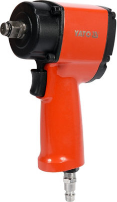 Yato Professional Short 1/2" Air Impact Wrench Mini, 470 Nm Heavy Duty (Yt-09514