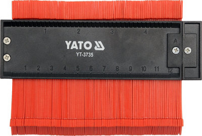 Yato Professional Magnetic Contour Profile Gauge Shape Large 125mm (Yt-3735) from B&Q