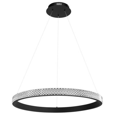 Toolight Black Ceiling Lamp Chandelier Led App1512-Cp B&Q
