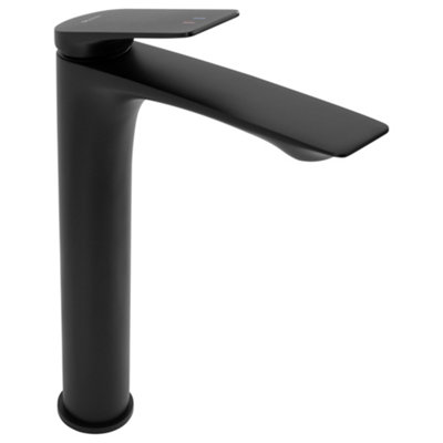 Bathroom Faucet Rea Avalon High BlackBrass from B&Q