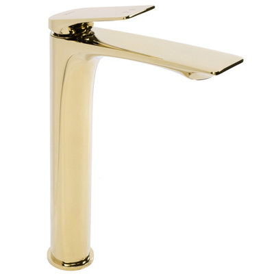 Bathroom Faucet Rea Avalon High GoldBrass from B&Q