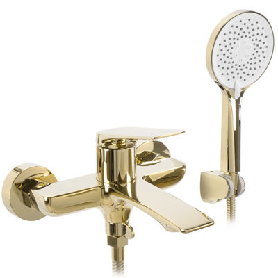 Bath Faucet Rea Avalon GoldBrass from B&Q