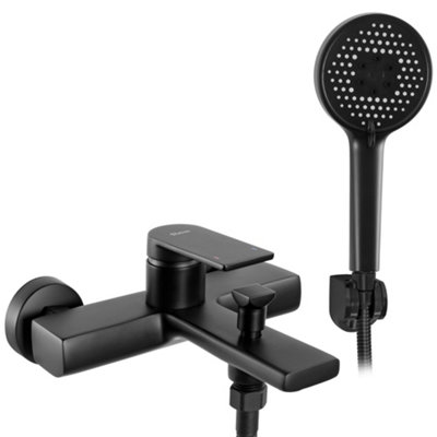 Bath Faucet Rea Verso BlackBrass from B&Q