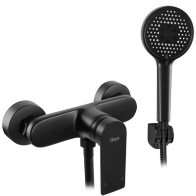 Shower Faucet Rea Verso BlackBrass from B&Q