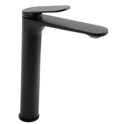 Bathroom Faucet Rea Marco High BlackBrass from B&Q