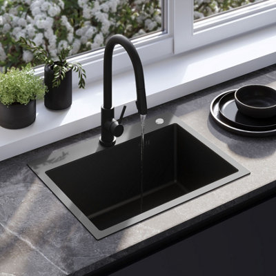 Kitchen Sink Rea Liam BlackMetal from B&Q