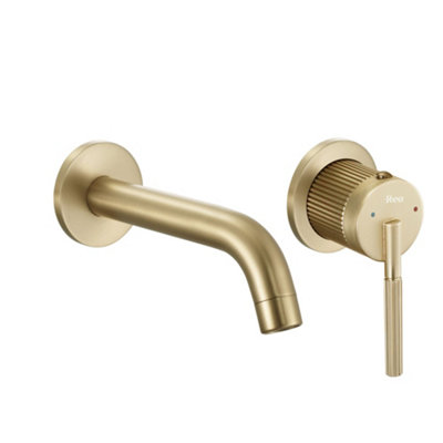 Washbasin Faucet Rea Argon Js-622704-1Bg Brush Gold Brass from B&Q
