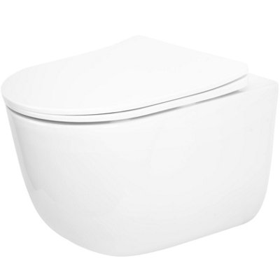 Toilet Bowl Rea Richard WhiteCeramic from B&Q