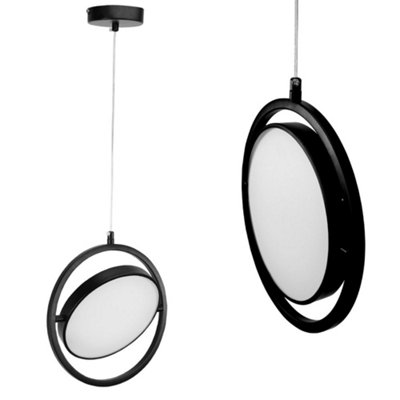 Toolight Black Ceiling Lamp Chandelier Led App1790-Cp B&Q