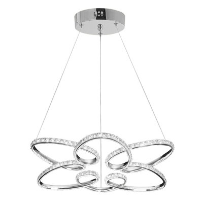 Toolight Ceiling Lamp Chandelier Led G002-Cp Chrome B&Q