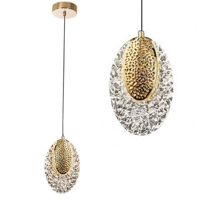 Toolight Ceiling Lamp Chandelier Led G088-1Cp Transparent B&Q