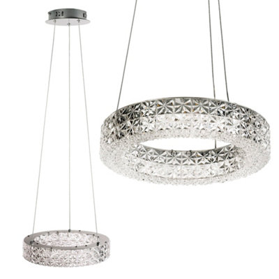 Toolight Ceiling Lamp Chandelier Led Ms003-Cp Chrome 28Cm