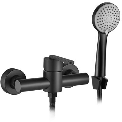 Shower Faucet Rea Ontario BlackBrass from B&Q