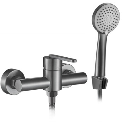 Shower Faucet Rea Ontario TitaniumBrass from B&Q