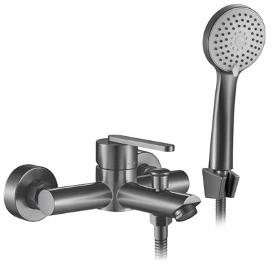 Bath Faucet Rea Ontario TitaniumBrass from B&Q