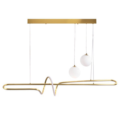 Ceiling Lamp Toolight Led Lhj039-Cp GoldBrush Gold