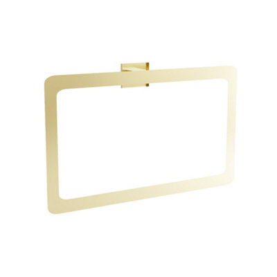 Bathroom Hanger Rea 210 Oste Brush Gold from B&Q