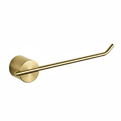Toilet Paper Holder Rea 5809 Tomi Brush Gold from B&Q