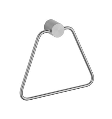 Bathroom Hanger Rea 5810 Tomi Brush Nickel from B&Q