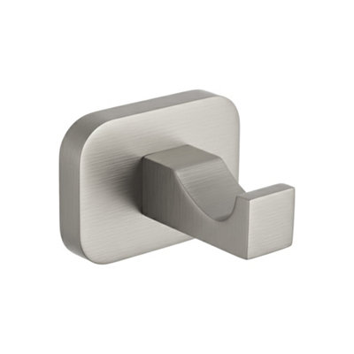 Bathroom Hanger Rea 5905 Nico Brush Nickel from B&Q