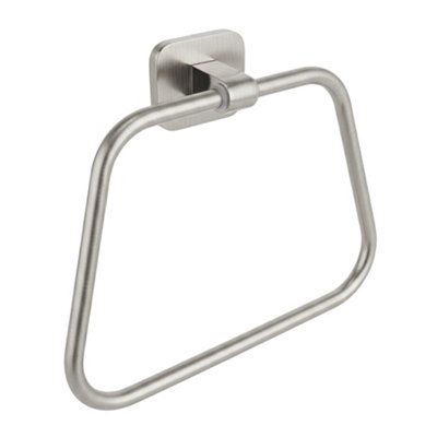 Bathroom Hanger Rea 5910 Nico Brush Nickel from B&Q