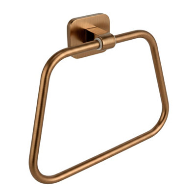 Bathroom Hanger Rea 5910 Nico Brush Copper from B&Q